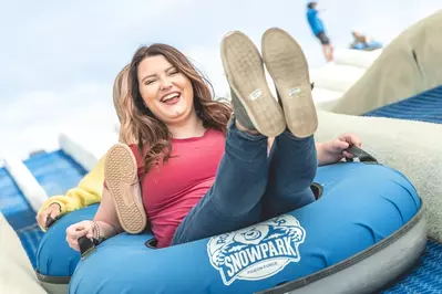 summer tubing at Rowdy Bear's Smoky Mountain Snowpark