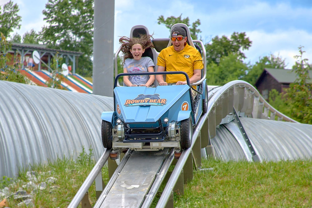 Avalanche Snow Coaster at Rowdy Bear's Smoky Mountain Snowpark