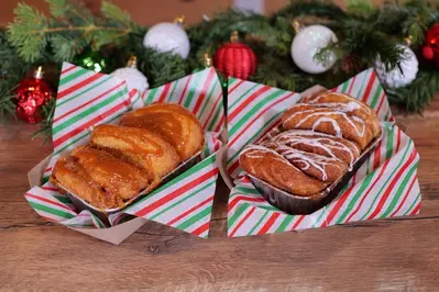 SkyLand Ranch Cinnamon Bread and Butterscotch Bread during the Festival of Lights